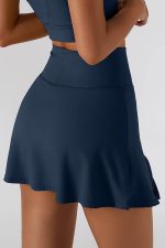 QINSEN Women's Tennis Skirts Stretch High Waisted Golf Skorts Running Sports Workout Activewear - Image 4